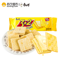 康师傅 3+2苏打夹心饼干(香浓奶油味)125g/袋