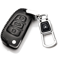 2017款奥迪汽车Q3钥匙包真皮遥控钥匙保护套2018款女士车钥匙套男汽车钥匙包