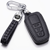 适用于八代凯美瑞钥匙套2019款专用真皮汽车钥匙包18款套扣壳2020汽车钥匙包