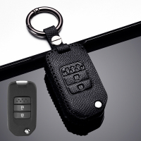 适用于本田XRV钥匙套2020款本田XR-V真皮钥匙包19款xrv专用锁匙扣汽车钥匙包