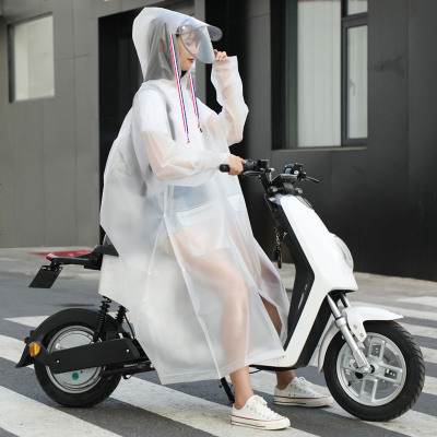 [补贴10%]电动车摩托车自行车雨衣长款全身单人男女款成人防暴雨衣雨披