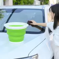 [补贴10%]可折叠水桶家用大容量加厚耐用手提桶便携户外垂钓桶洗车