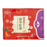 汉草红参有氧护理-零触感护翼夜用卫生巾