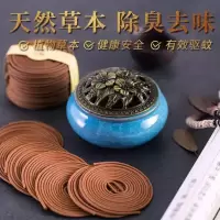[买就送48盘香+铜葫芦]青瓷陶瓷冰裂香炉铜盖仿古合金线香檀香沉香熏香炉工艺制品摆件  冰裂香炉颜色随机发货