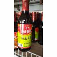 海天精选生抽酿造酱油500ML