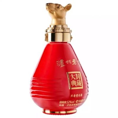 泸州老窖封藏大典生肖系列(鼠)52度100ml 小酒