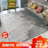 [精品特卖]地毯垫客厅茶几毯现代简约卧室房间满铺床边毯大面积家用轻奢冰星梦