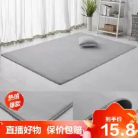 [精品特卖]简约现代珊瑚绒地毯客厅茶几地垫家用房间卧室床边满铺可爱可定制冰星梦