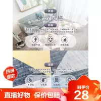 [精品特卖]地毯客厅茶几毯夏季家用大面积地垫卧室床边毯少女ins轻奢北欧风冰星梦