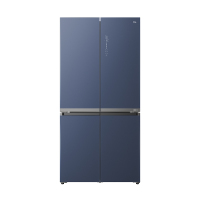 TCL 522升 双系统三循环 -40℃晶态膜锁鲜 干湿分储 超薄平嵌冰箱 R522P16-UQS瓷釉蓝