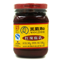 王致和红辣腐乳340g/瓶