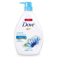 多芬(Dove)沐浴露 清爽水润沐浴乳 沁凉水润1KG【联合利华】