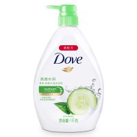 多芬(Dove)沐浴露 清透水润 清爽水润沐浴乳1KG黄花+绿茶【联合利华】