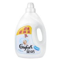 金纺 衣物柔顺剂 亲肤系列 纯净温和 衣物护理剂4L 婴幼儿衣物及内衣适用 （新老包装随机发货）【联合利华】