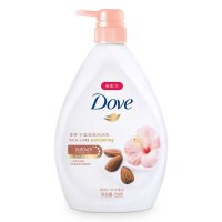 多芬（Dove）沐浴露 丰盈宠肤沐浴乳甜杏仁和木槿花 720G【联合利华】