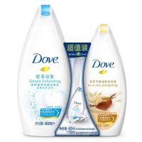多芬轻柔活肤滋养美肤沐浴乳400ml+多芬丰盈宠肤沐浴乳乳木果和香草150ml