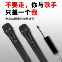 无线话筒家用麦克风一拖二u段ktv唱歌音响