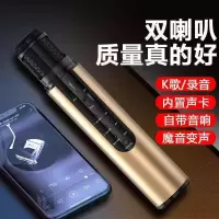 蓝牙麦克风扩音器电视家用手机全民唱歌神器卡拉ok话筒音响一体机