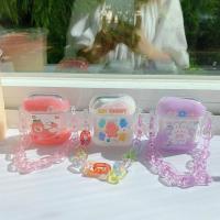 韩风可爱流沙兔子小熊airpods1/2代蓝牙无线耳机pro3保护套