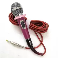 有线麦克风 家用k歌话筒卡拉ok功放音响ktv演出大巴车k歌有线话筒