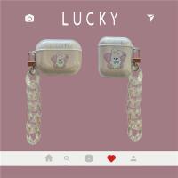 可爱卡通兔子airpodspro保护套2/3代蓝牙无线耳机壳硅胶链条