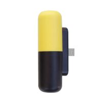 胶囊充电宝小巧迷你大容量无线充适用于直插应急移动电源|柠檬黄-1【接口】 3000毫安