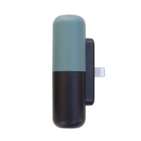 胶囊充电宝小巧迷你大容量无线充适用于直插应急移动电源|暗夜绿-2[iPhone接口] 3000毫安