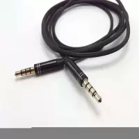 手机声卡数据线 4节k歌语音 美标3米 5米加长 音频线 公3.5mm|典雅黑1.25米