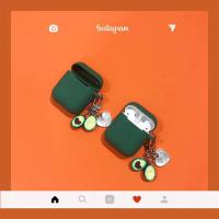 牛油果可乐airpods1/2保护套无线耳机套硅胶柠檬蓝牙盒子外壳