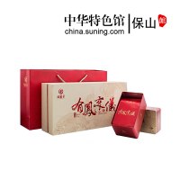 [一座保山]龙眉古茶2020新茶有凤来仪 云南特级滇红茶茶叶送礼礼盒包装300克