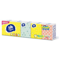 维达（Vinda） 手帕纸 B.Duck三层手帕纸*10包 纸手帕餐巾纸小包纸巾 （新旧包装交替发货）