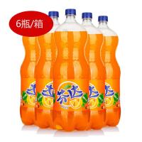 芬达瓶橙味汽水2l*6瓶/箱