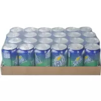 雪碧矮罐碳酸饮料330ml柠檬味*24罐