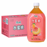 康师傅水蜜桃水果饮品1L水蜜桃味*12瓶