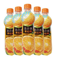 美汁源果粒橙420ml橙汁味*24瓶