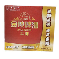 百威金陵干纯8度580ml*12瓶