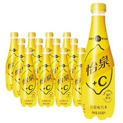 怡泉汽水柠檬味400ml*12瓶