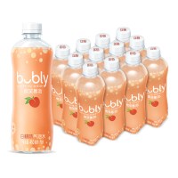 百事微笑趣泡气泡水白桃味450ml*12瓶