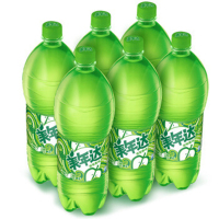 美年达苹果味汽水2L*6瓶