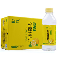 名仁清新苏打水柠檬味375ml*24瓶