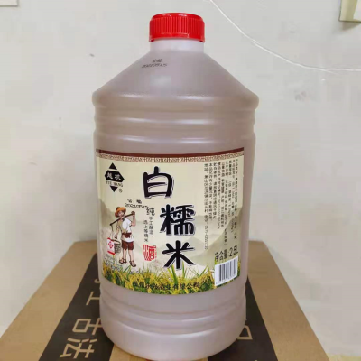 越杭白糯米清爽型半甜黄酒2.5L*6壶