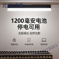 大学生宿舍磁铁吸附式led台灯可充电寝室usb灯管护眼学习阅读灯床头灯便携式小夜灯
