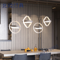 北欧小吊灯单头现代简约led餐厅吧台灯创意个性圆形卧室床头吊灯