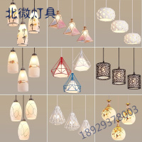 餐厅吊灯三头现代简约吧台创意餐桌欧式个性客厅饭厅led美式灯具