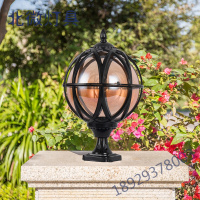 LED庭院柱头灯灯户外围墙围栏柱院墙室外灯防水欧式方形花园别墅鸟巢灯具