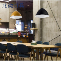 简约现代吊灯工业风创意个性单头工矿灯罩吧台餐厅办公室美发店灯