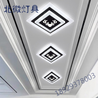 LED现代简约过道灯走廊灯衣帽间创意个性射灯led筒灯入户厅吉祥鹿玄关灯奥本佳