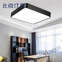 led方形办公室吸顶灯60*60简约现代大气书房客厅卧室阳台过道工作室正方形灯具奥本佳