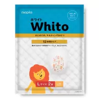 妮飘Nepia Whito进口 试用装L码2片超薄透气柔软男女通用学步裤拉拉裤 9-14kg