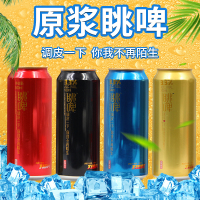 原浆啤酒策九精酿眺啤500ml*12罐精酿德国工艺酿制整箱特价装 原浆眺啤